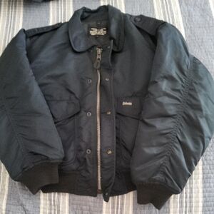 Schott Dark Navy Flight Bomber Jacket